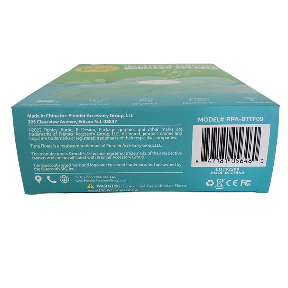 Replay Audio Floating Wireless Bluetooth Speaker Waterproof Rechargeable Battery - Picture 5 of 5